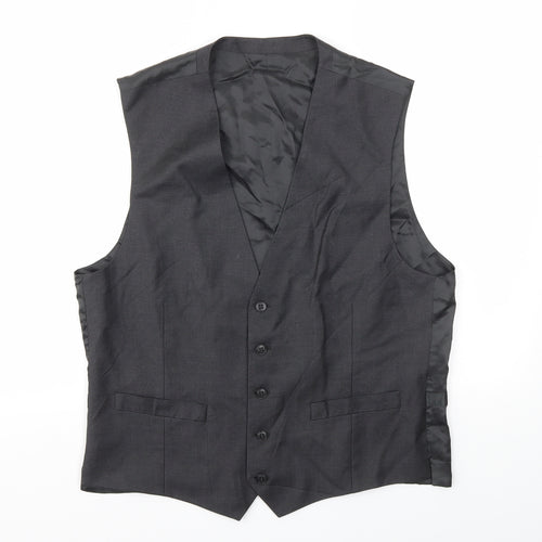 Preworn Mens Grey   Jacket Suit Waistcoat Size 40