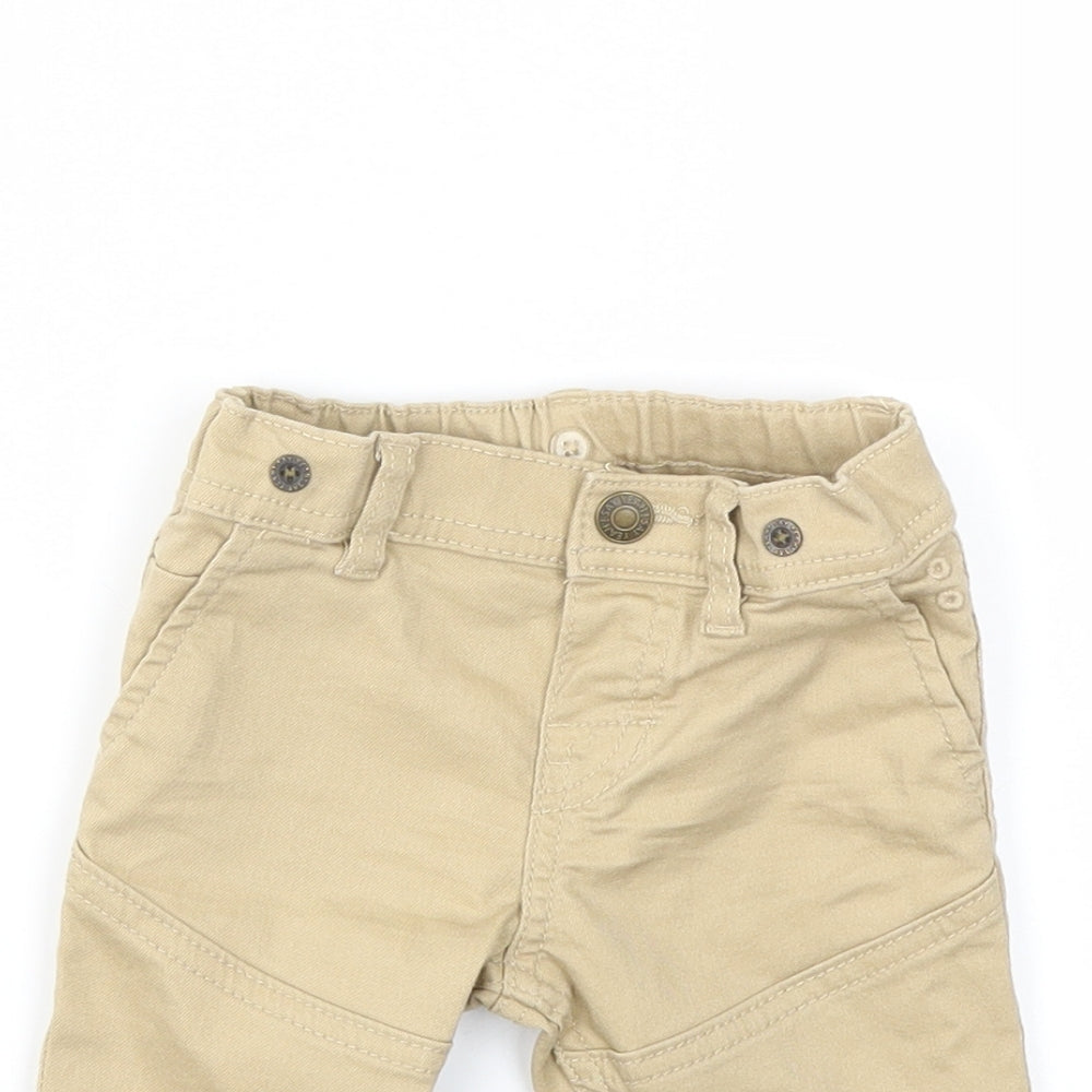 H&M Boys Beige   Capri Jeans Size 6-9 Months