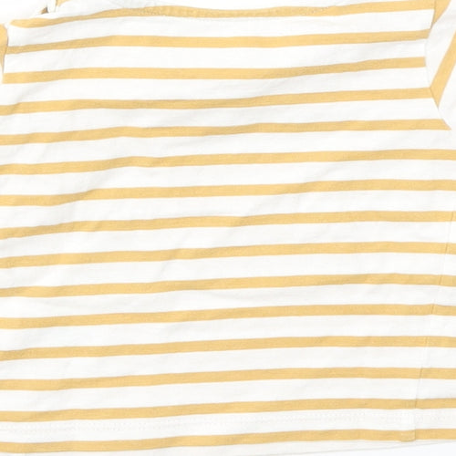 Matalan Boys Brown Striped  Basic T-Shirt Size 3-6 Months