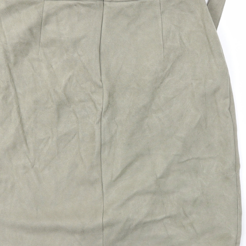 River Island Womens Green   A-Line Skirt Size 14