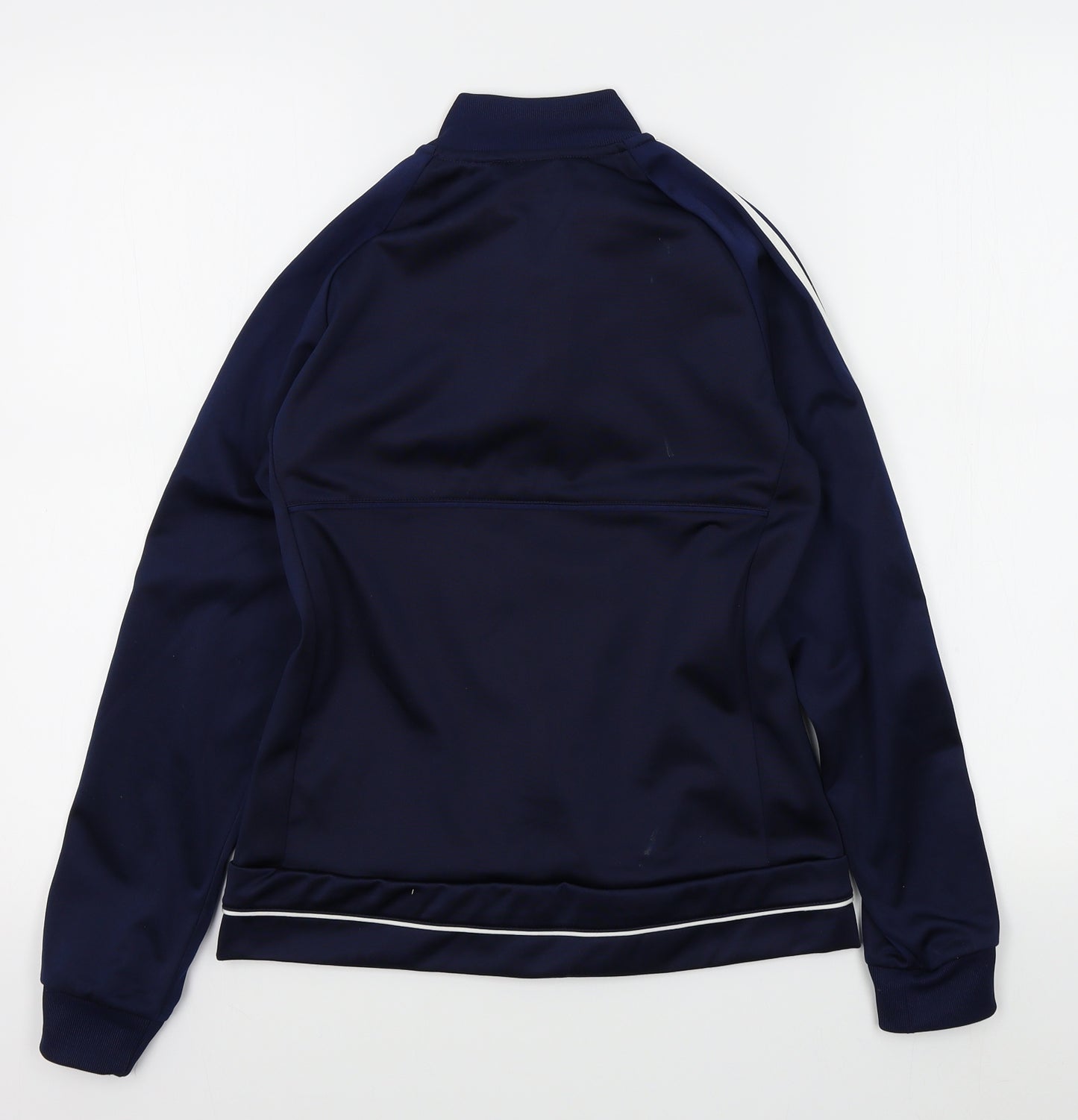 adidas Boys Blue Colourblock  Cardigan Jumper Size 11-12 Years