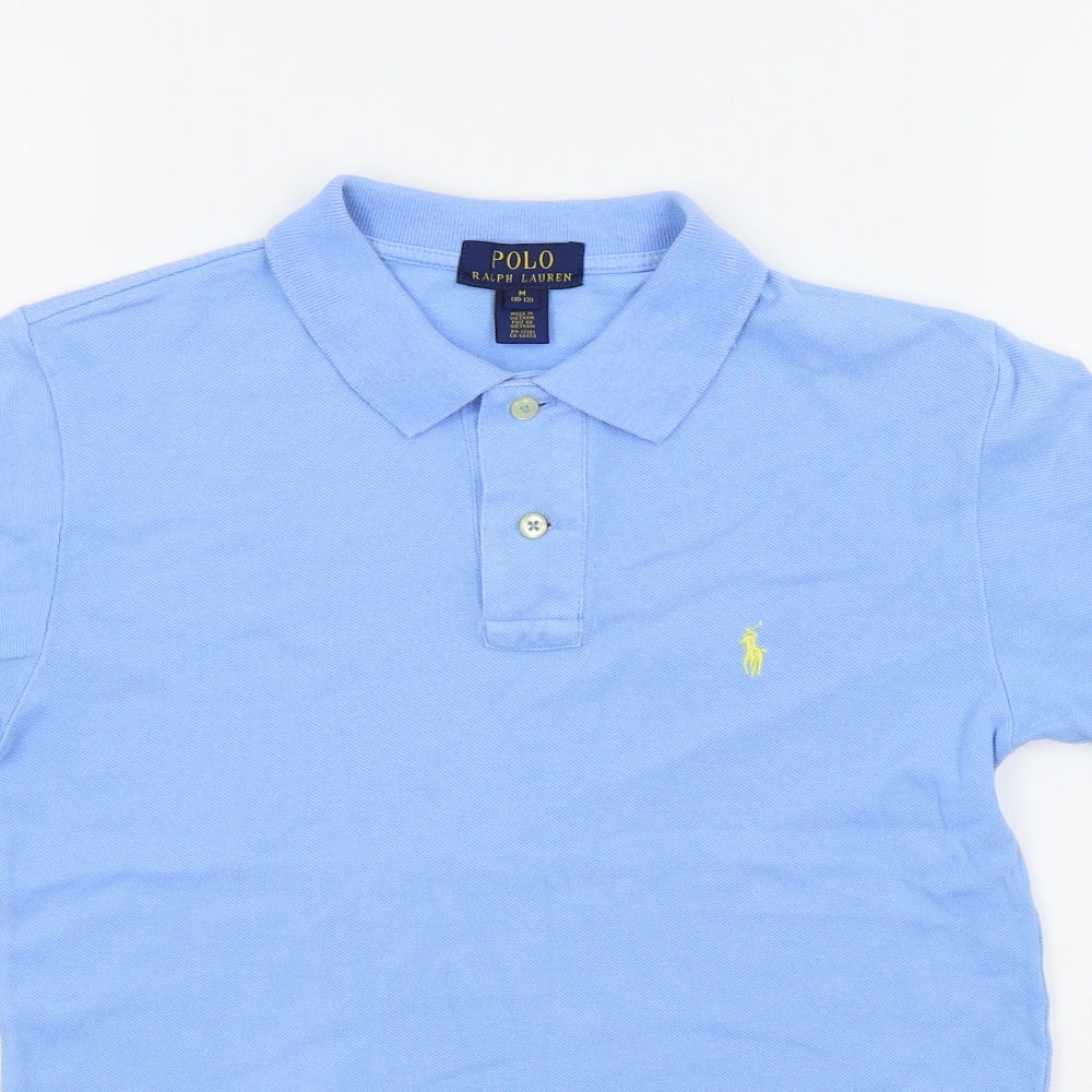 Ralph Lauren Mens Blue Colourblock   Polo Size M