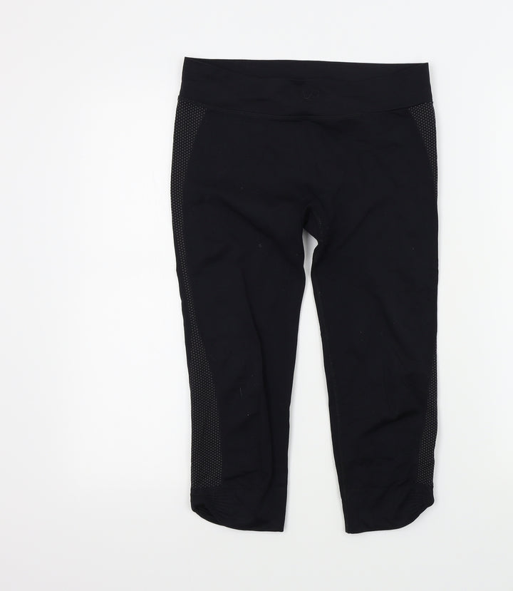 TU Womens Black Track Pants Leggings Size M L18 in