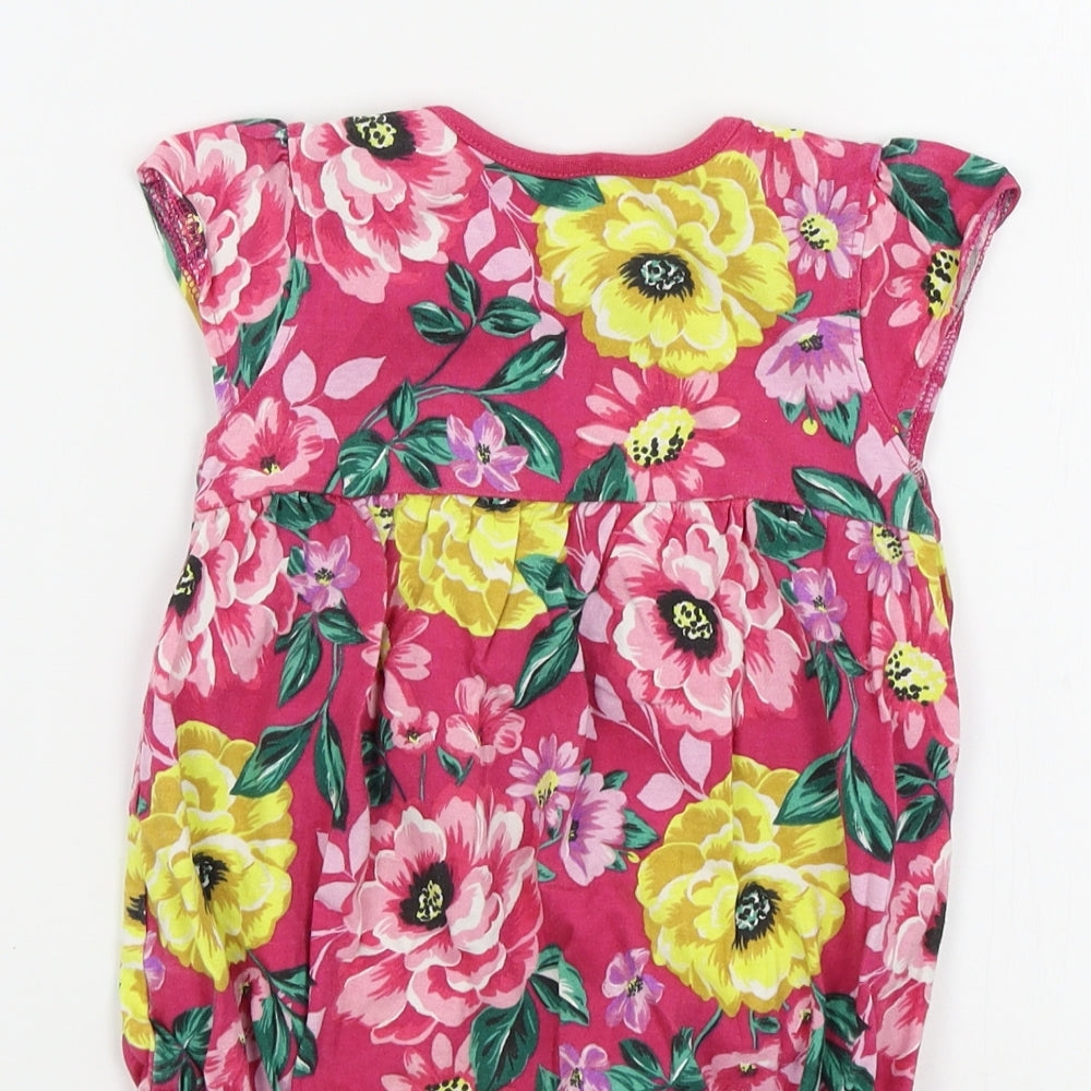 Nutmeg Girls Pink Floral  Basic T-Shirt Size 2-3 Years