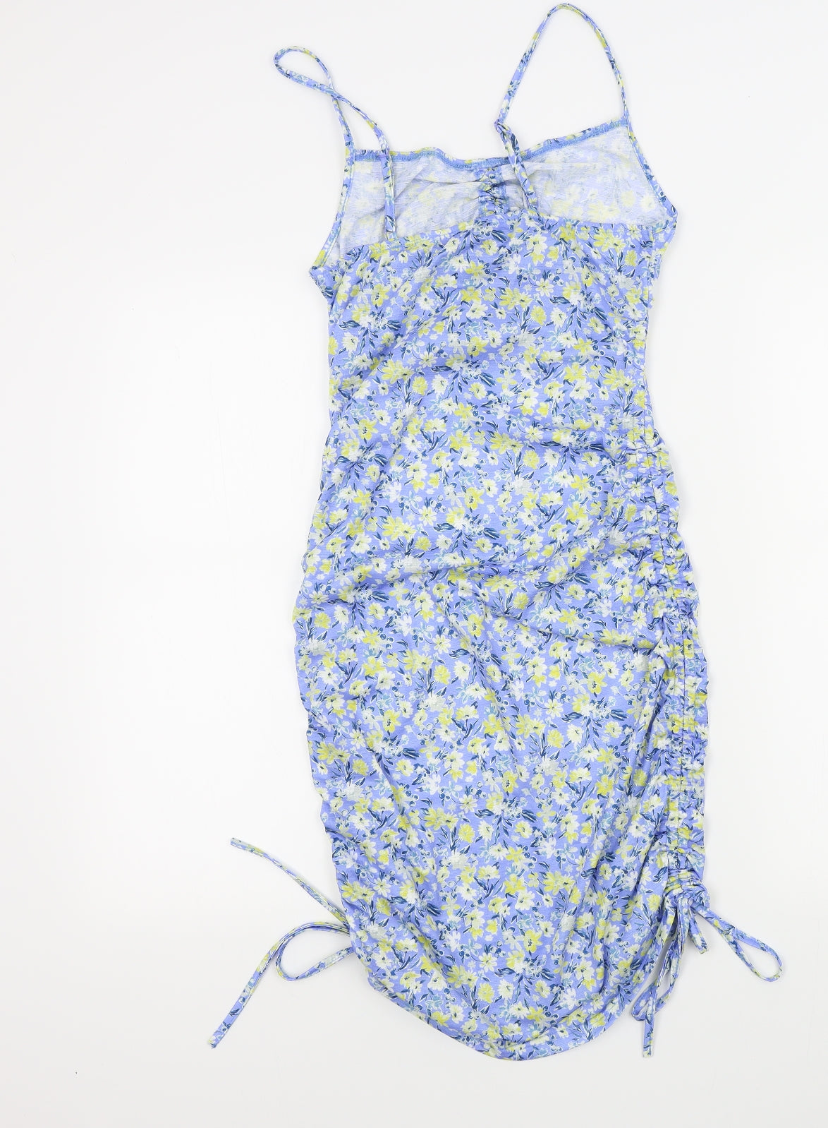 SheIn Womens Blue Floral  A-Line  Size M