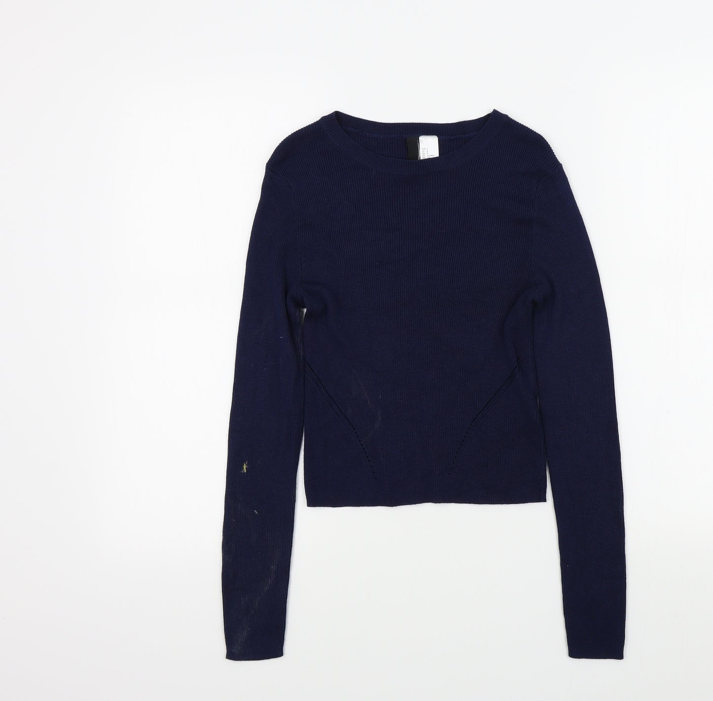 H&M Womens Blue   Pullover Jumper Size S