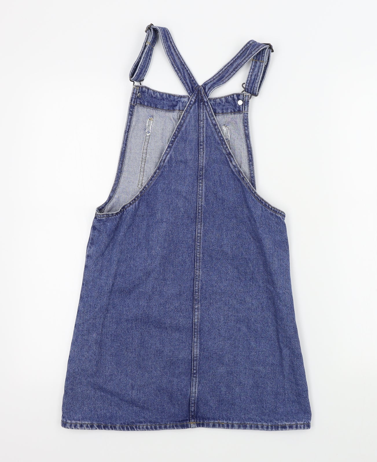 M&S Girls Blue Colourblock  A-Line  Size 9-10 Years