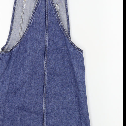 M&S Girls Blue Colourblock  A-Line  Size 9-10 Years