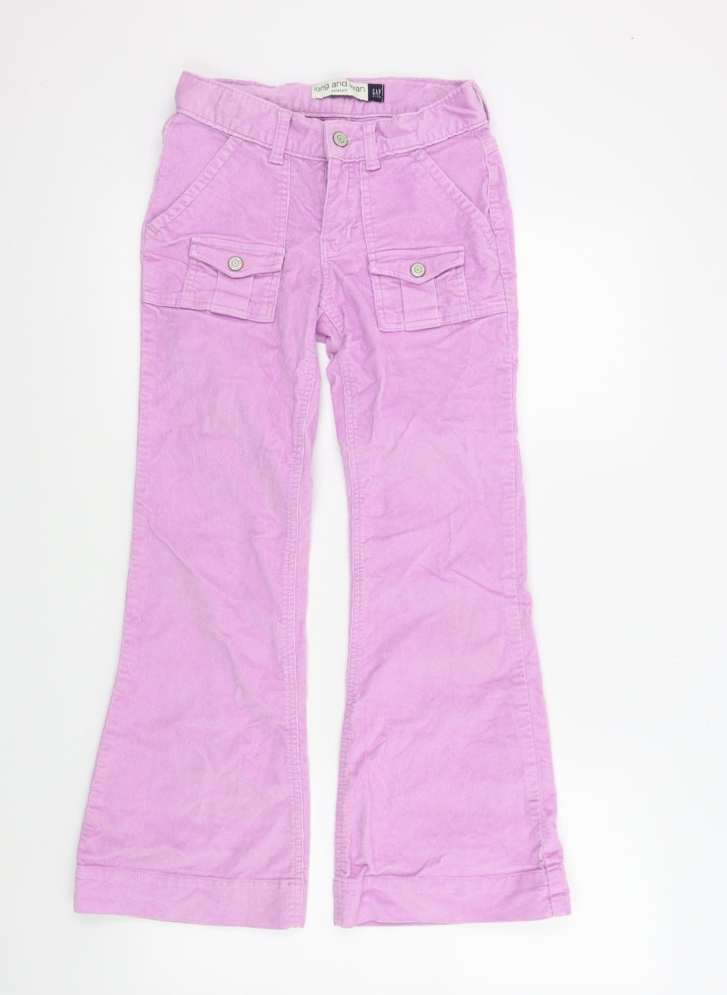 Gap Girls Pink Colourblock  Bootcut Jeans Size S
