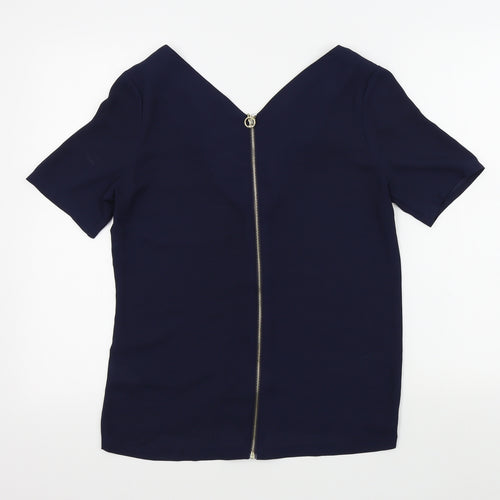 Primark Womens Blue Colourblock  Basic Blouse Size 8