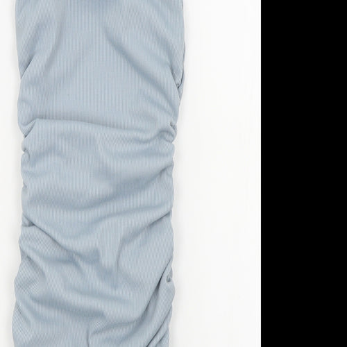 Preworn Womens Blue Colourblock  A-Line  Size S