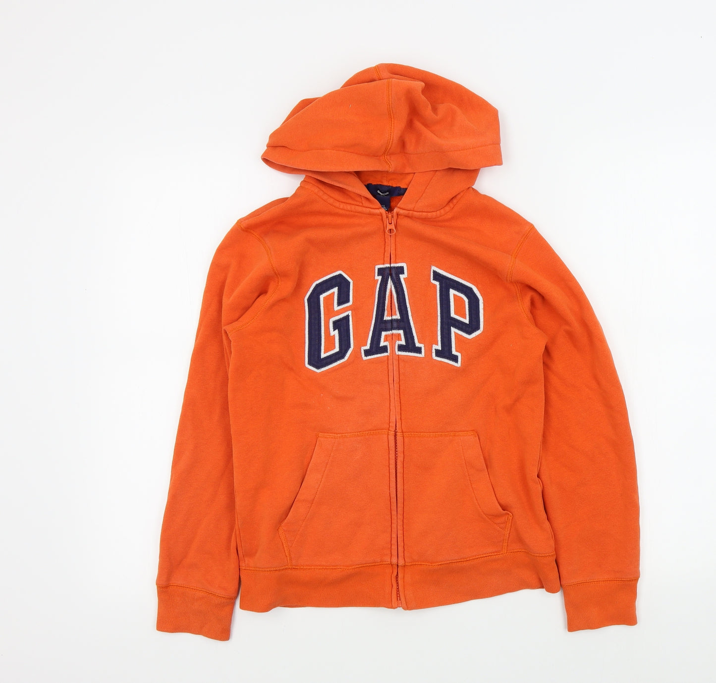 Gap Boys Orange Colourblock  Full Zip Jumper Size 10-11 Years  - Gap