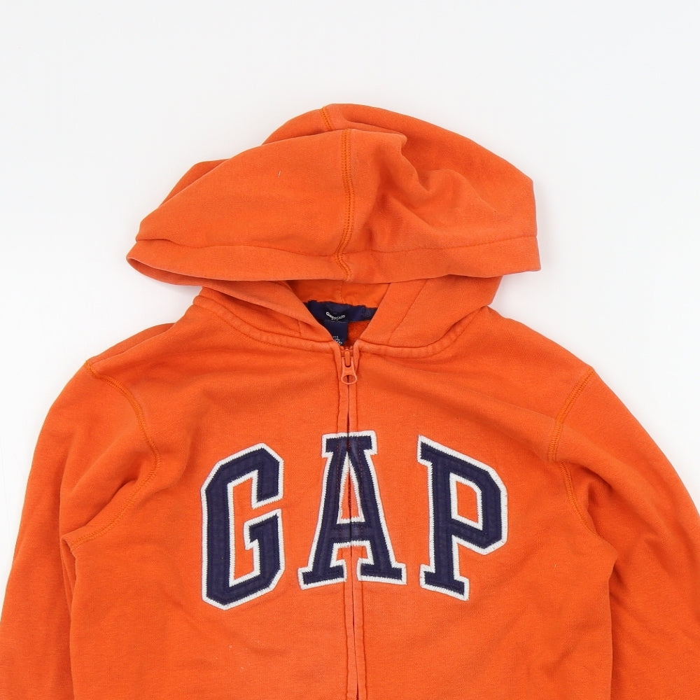 Gap Boys Orange Colourblock  Full Zip Jumper Size 10-11 Years  - Gap