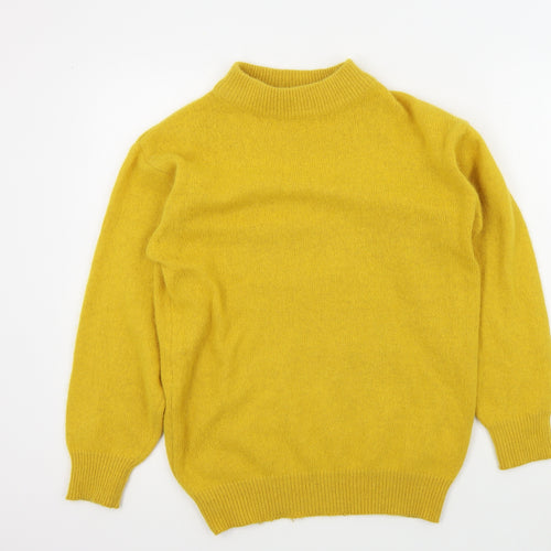 HONEY Womens Yellow   Pullover Jumper One Size