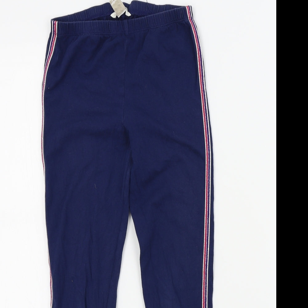 Monsoon Girls Blue Colourblock  Jegging Trousers Size 9 Years