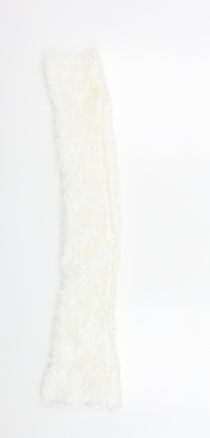 Preworn Girls White Colourblock Scarf Scarves & Wraps One Size