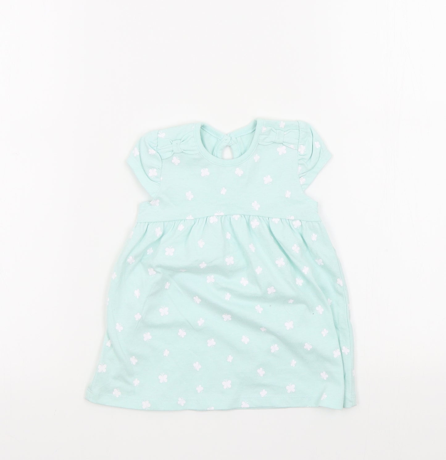George Girls Green Colourblock  A-Line  Size 3-6 Months