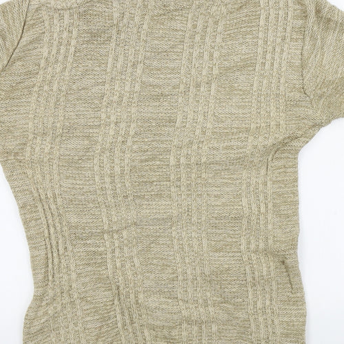 Quiz Womens Beige   Pullover Jumper Size S