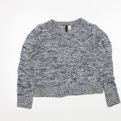 H&M Womens Blue   Pullover Jumper Size S