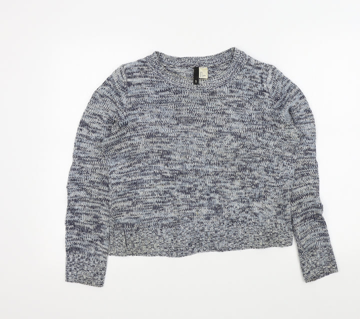 H&M Womens Blue   Pullover Jumper Size S