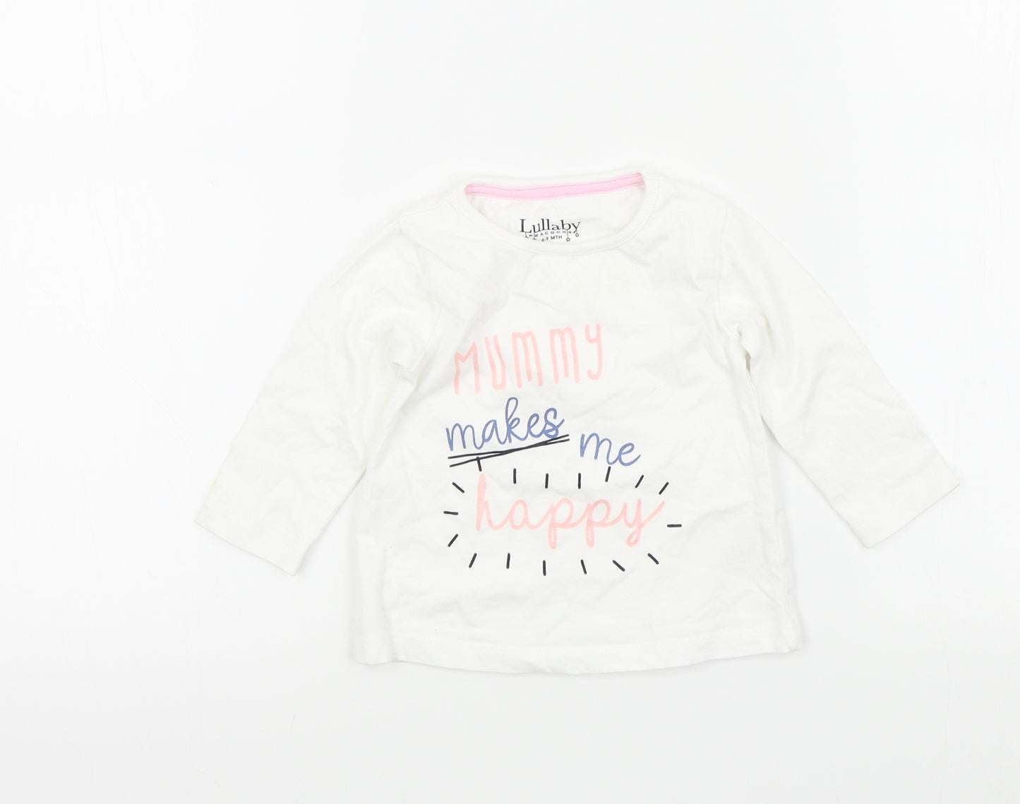 Peacocks Baby Silver   Basic T-Shirt Size 36 Months