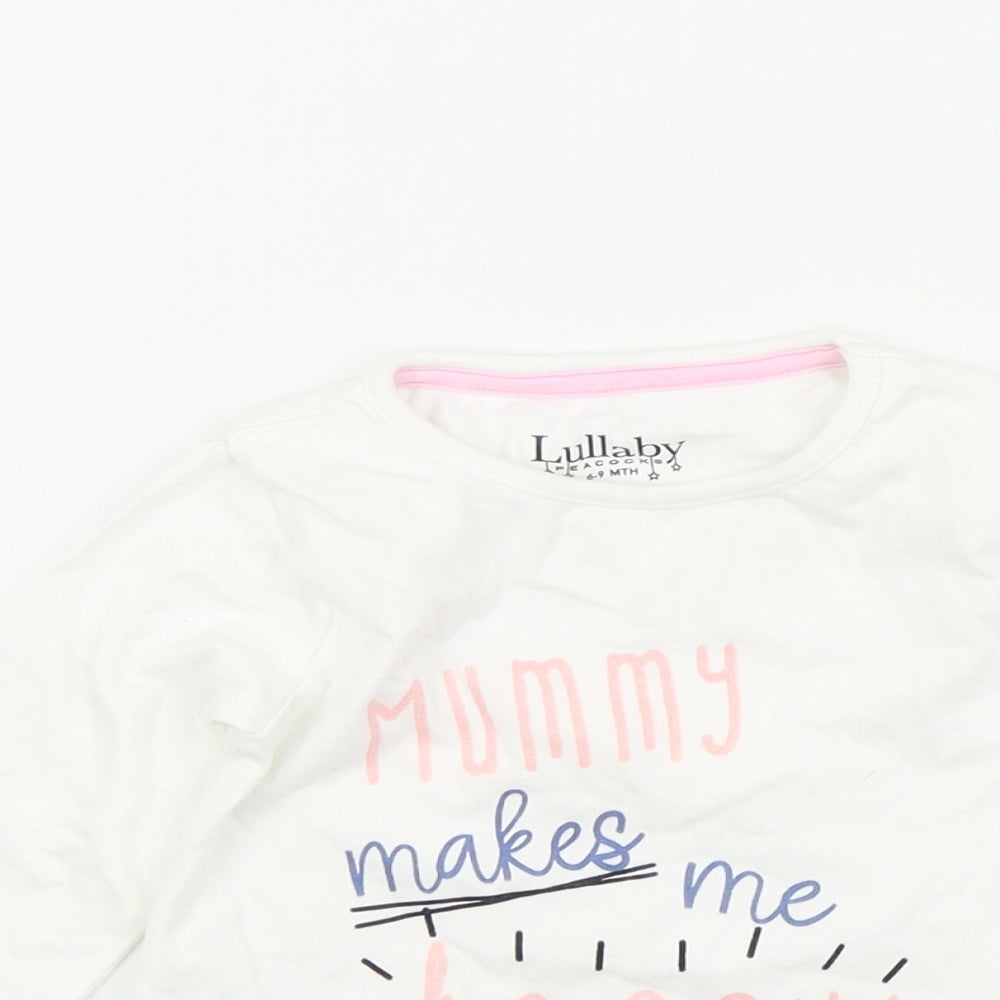 Peacocks Baby Silver   Basic T-Shirt Size 36 Months