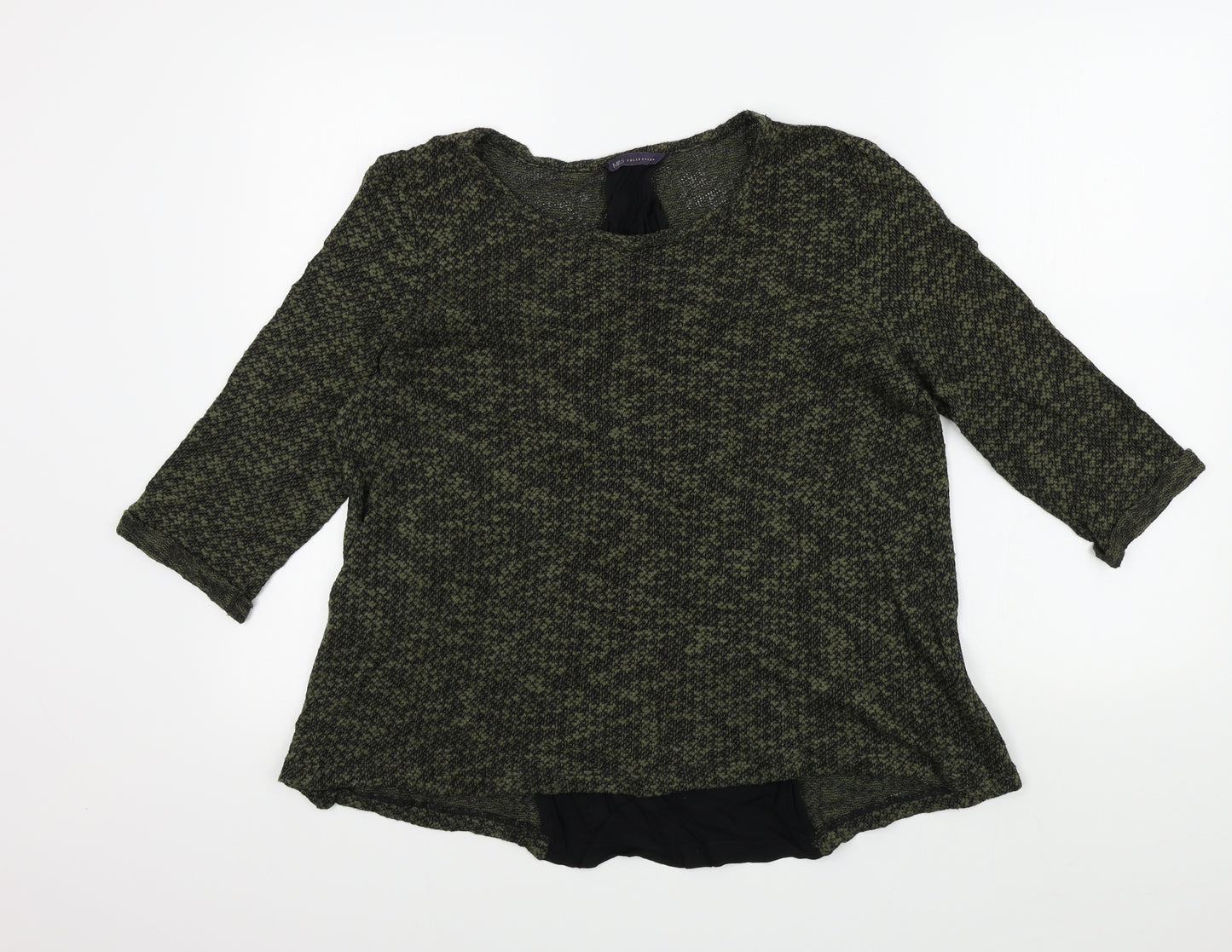 M&S Womens Green   Pullover Jumper Size 14