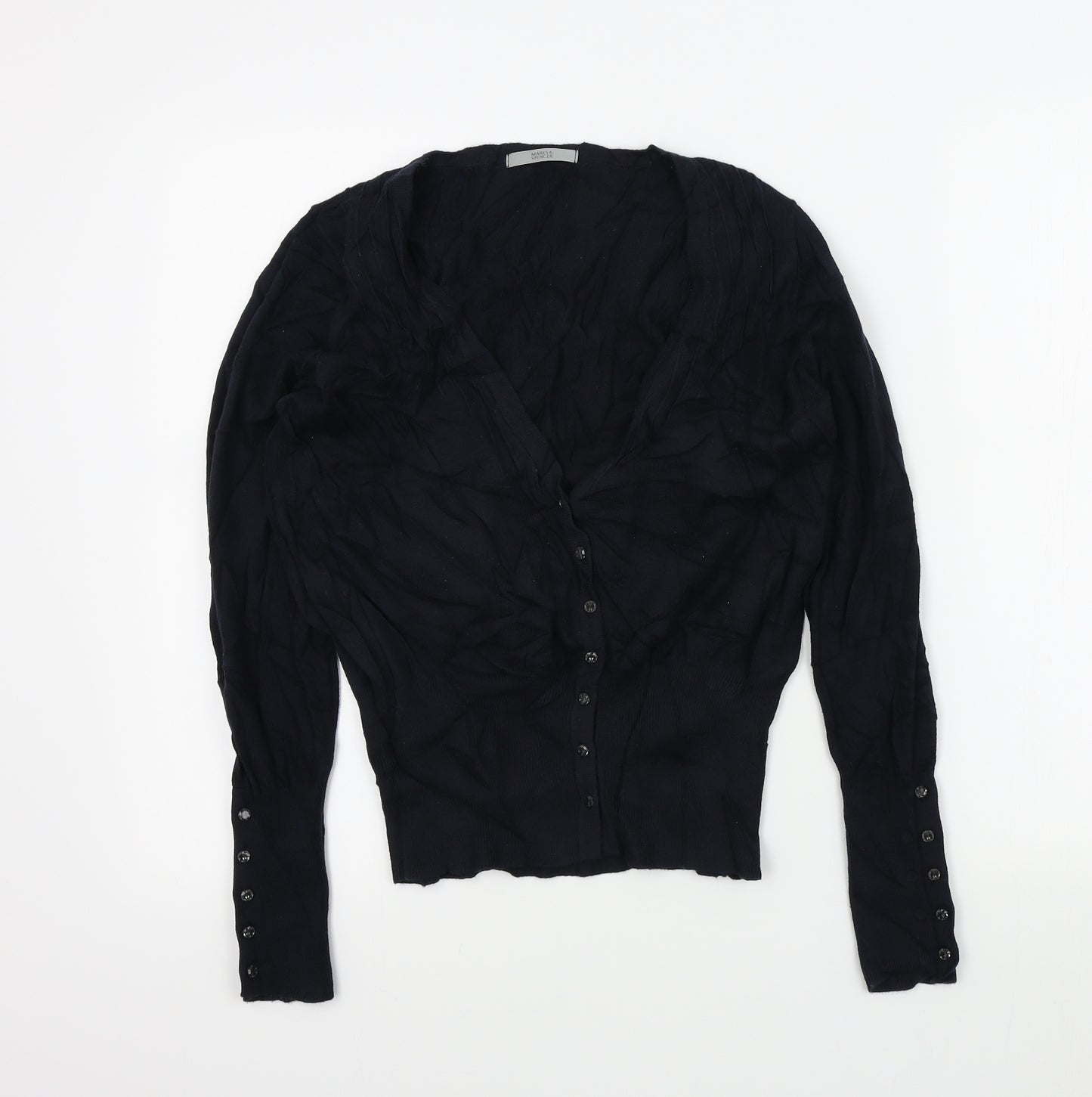 M&S Womens Black   Cardigan Jumper Size 12