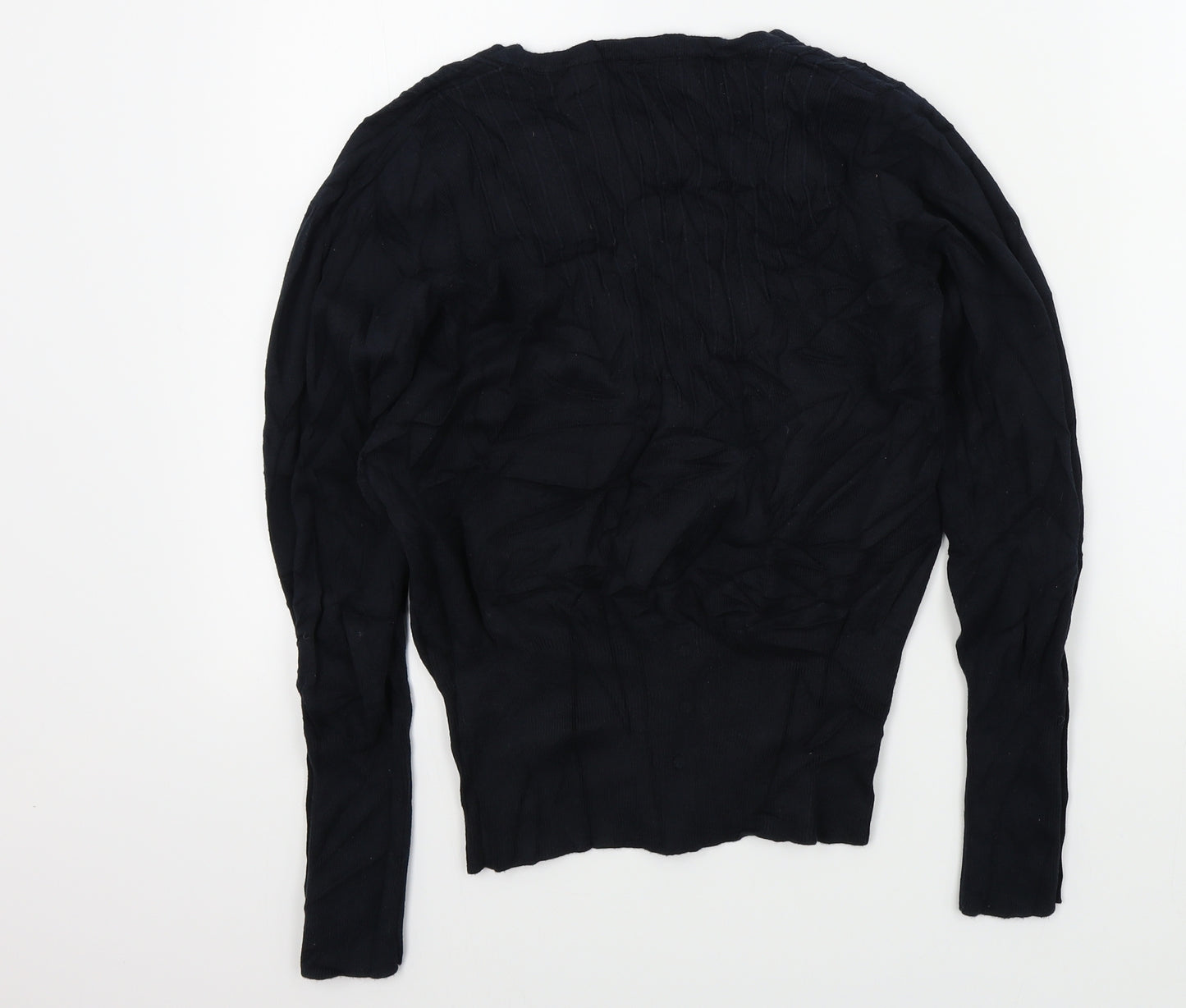 M&S Womens Black   Cardigan Jumper Size 12
