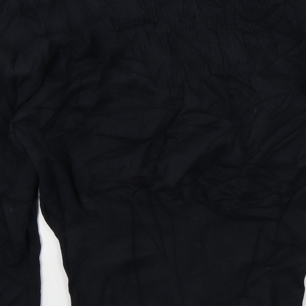 M&S Womens Black   Cardigan Jumper Size 12