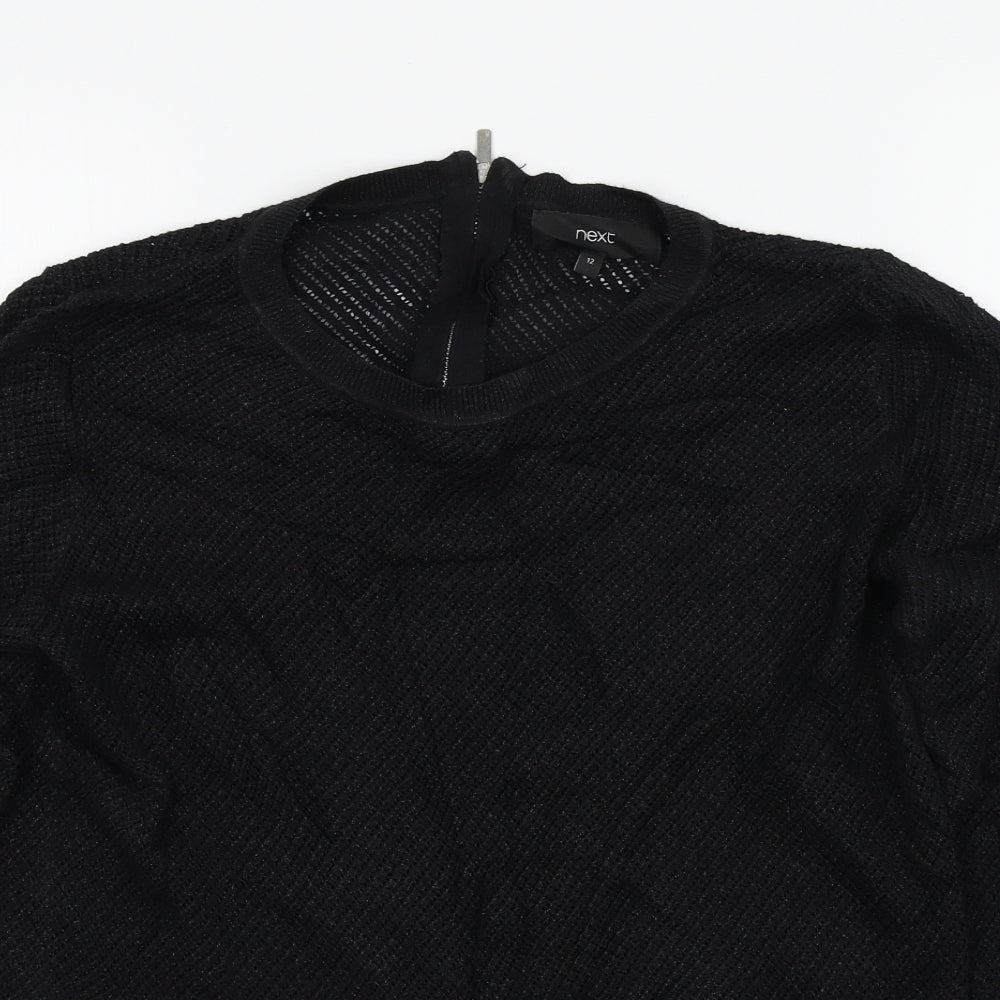 NEXT Womens Black   Pullover Jumper Size 12