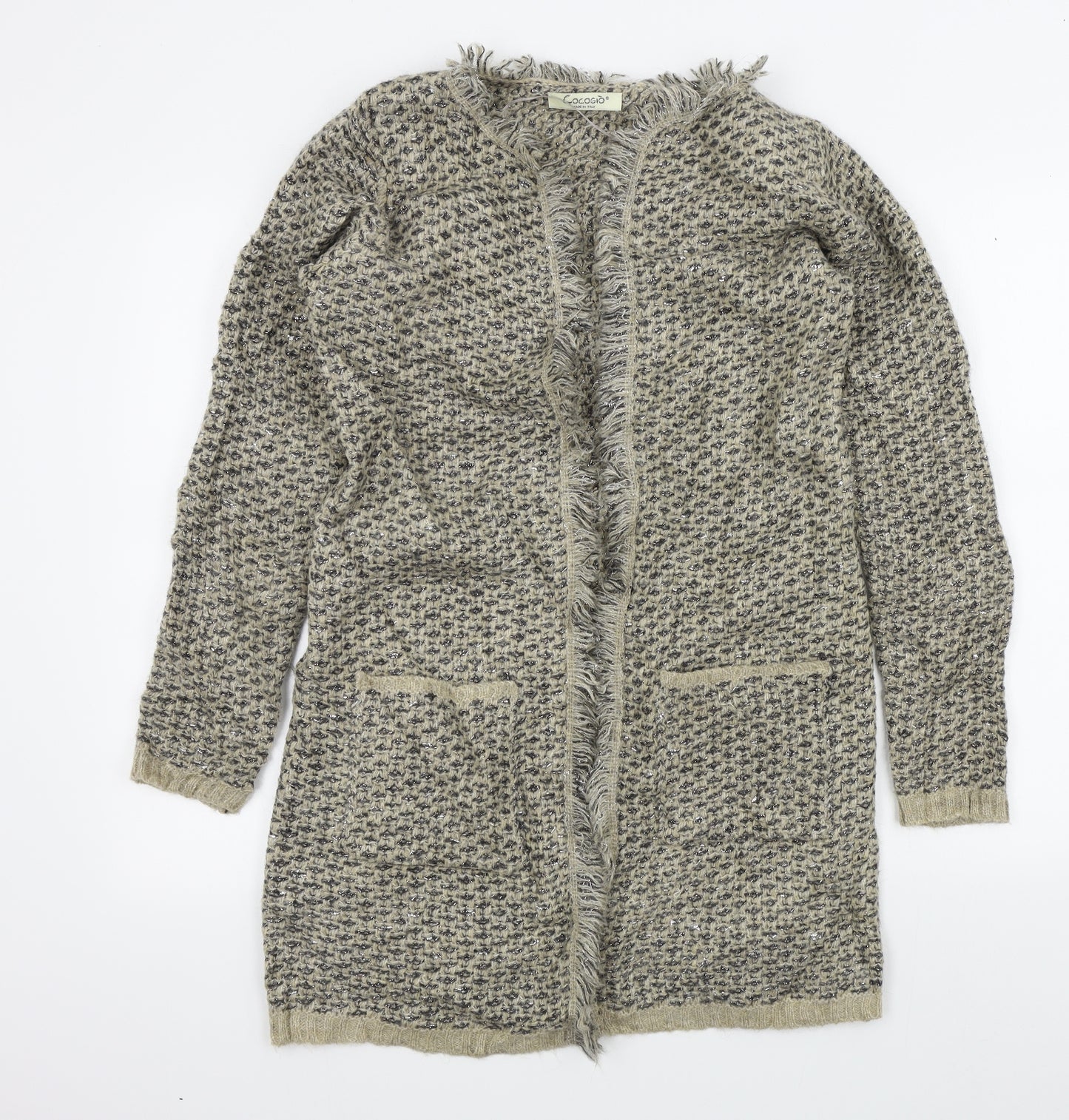 Cocogio Womens Brown   Cardigan Jumper Size S