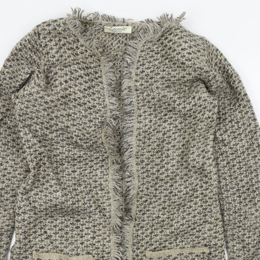 Cocogio Womens Brown   Cardigan Jumper Size S