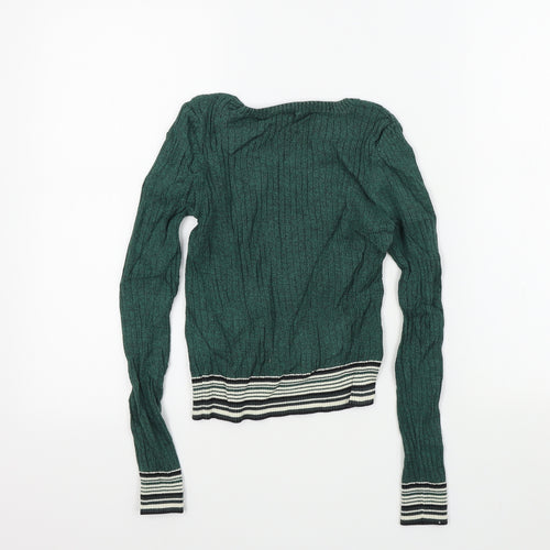 Topshop Womens Green   Pullover Jumper Size 8