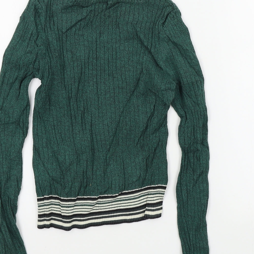 Topshop Womens Green   Pullover Jumper Size 8