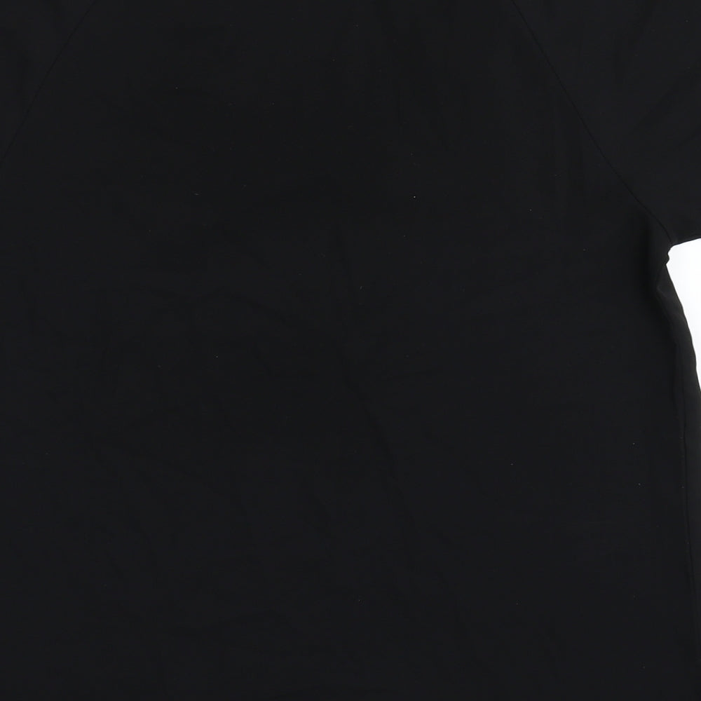 Papaya Womens Black   Basic T-Shirt Size 8