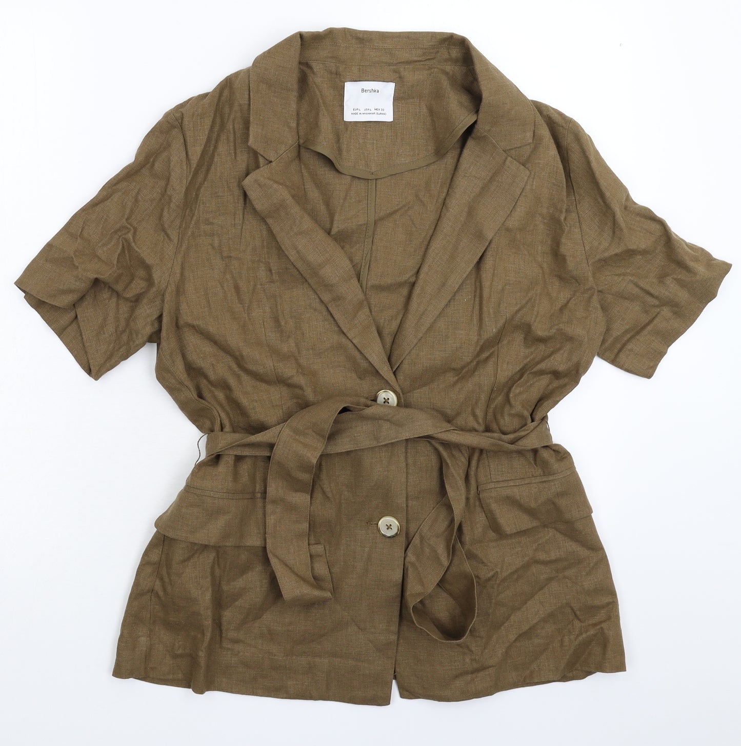 Bershka Womens Grey   Jacket Blazer Size L