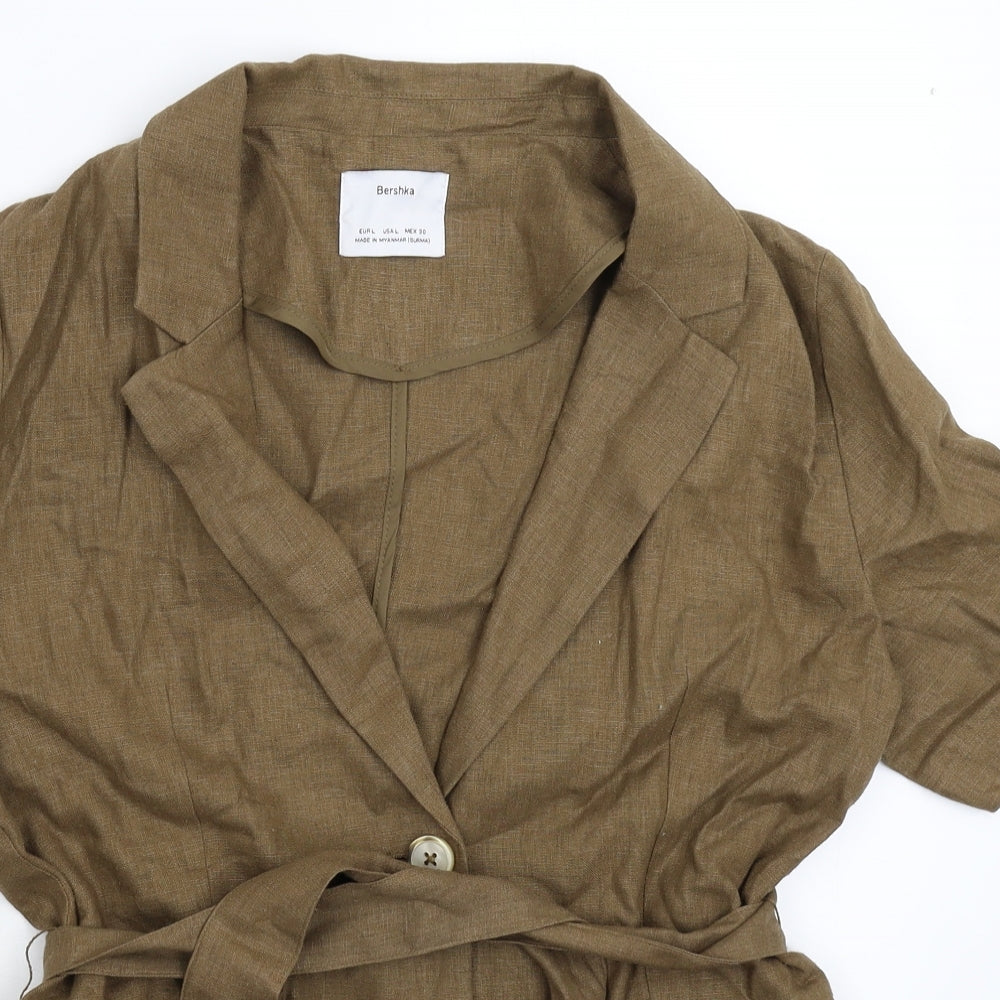 Bershka Womens Grey   Jacket Blazer Size L