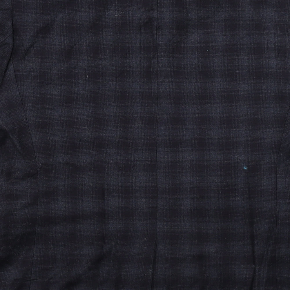 Ted Baker Mens Black Check  Jacket Blazer Size 38