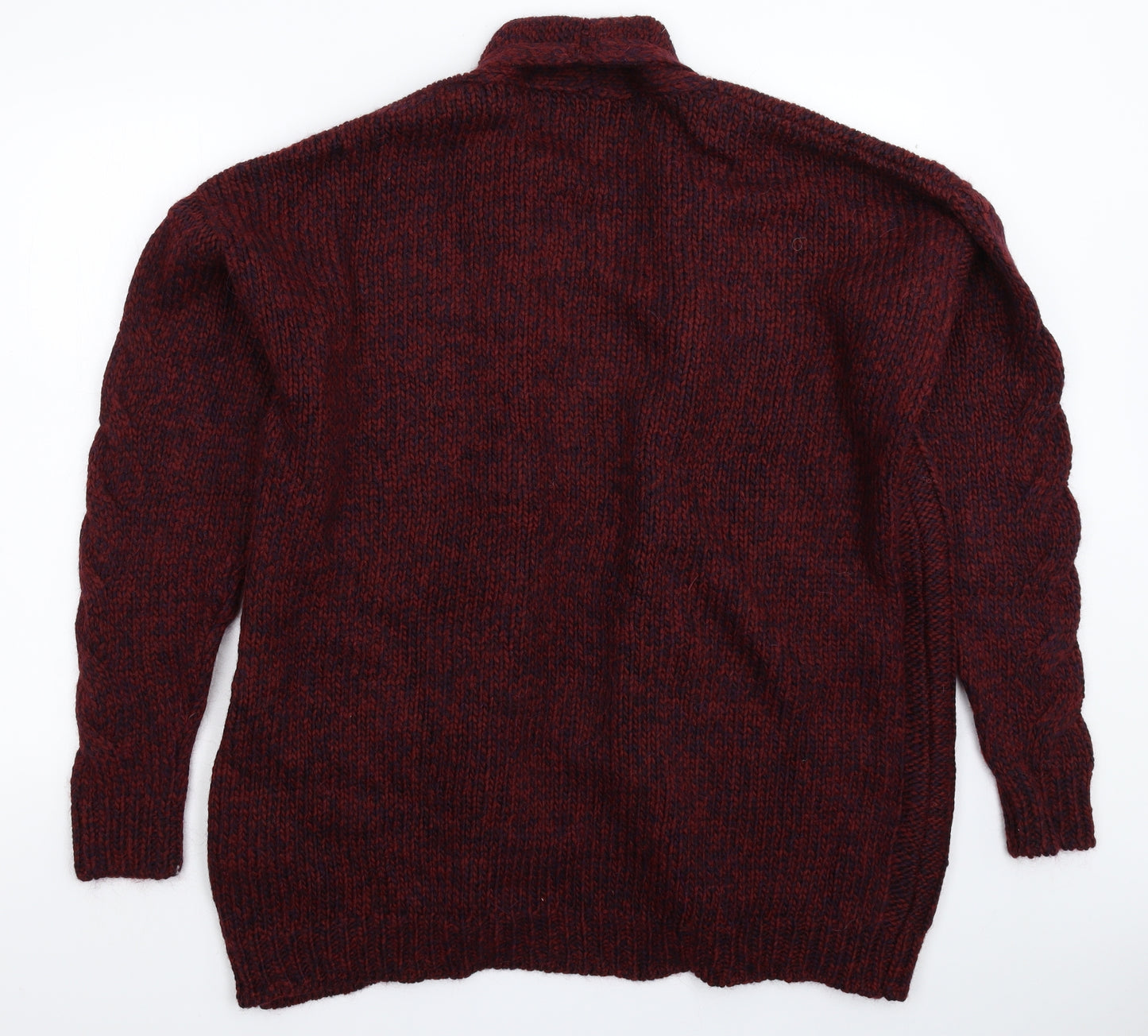 Armor Lux Womens Brown  Knit Cardigan Jumper Size XL