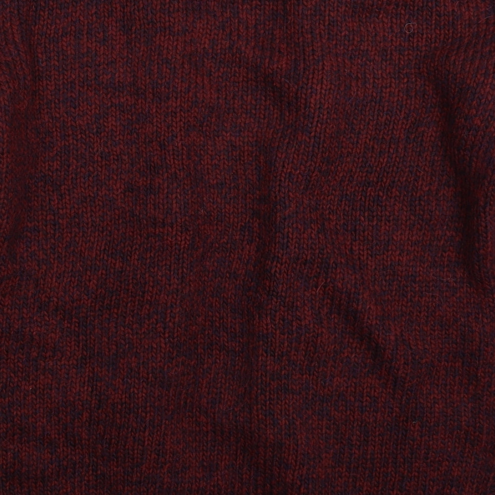 Armor Lux Womens Brown  Knit Cardigan Jumper Size XL