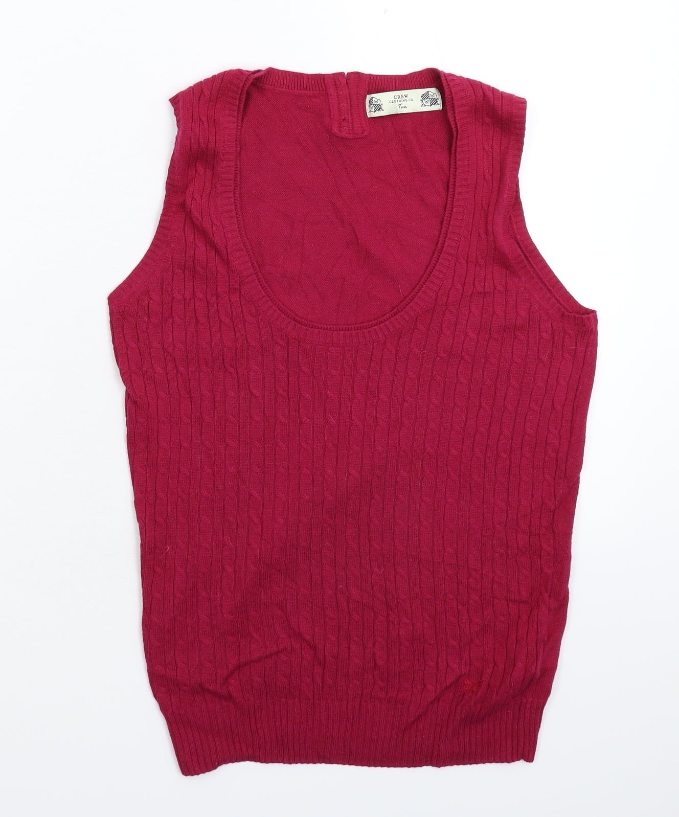 Crew Clothing Womens Pink  Knit Pullover Jumper Size 10