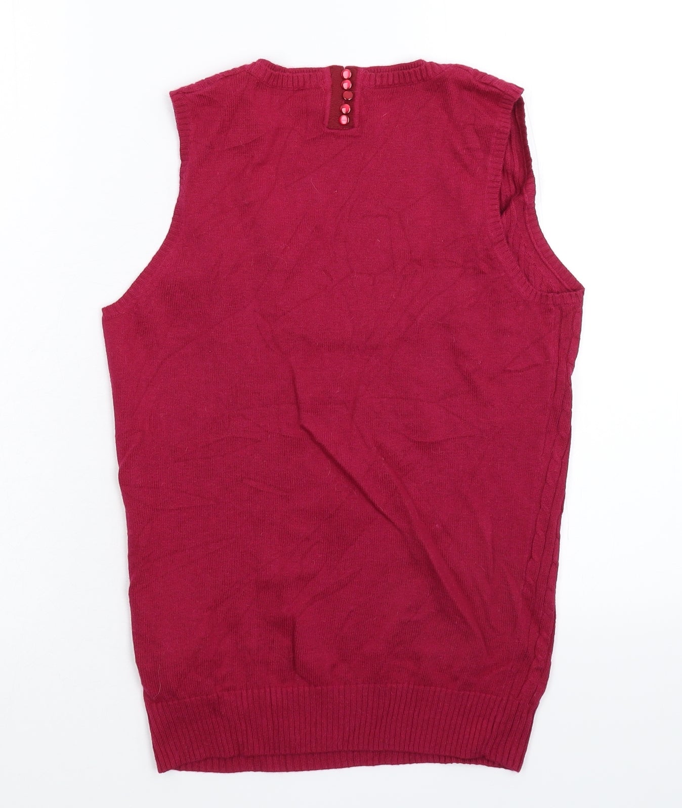 Crew Clothing Womens Pink  Knit Pullover Jumper Size 10