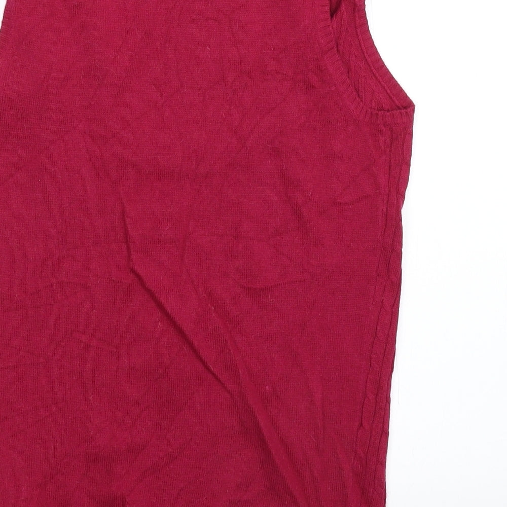 Crew Clothing Womens Pink  Knit Pullover Jumper Size 10