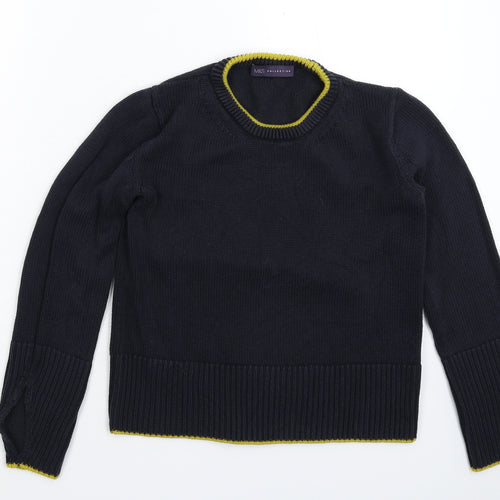 Marks and Spencer Womens Blue  Knit Pullover Jumper Size S