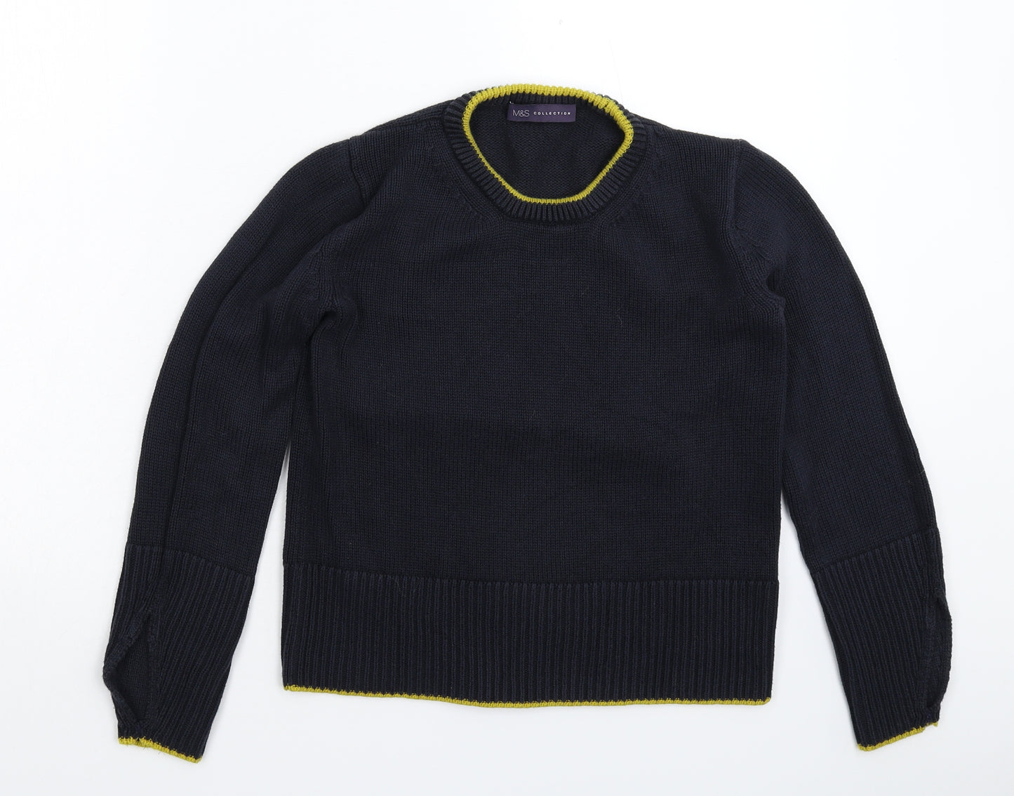 Marks and Spencer Womens Blue  Knit Pullover Jumper Size S