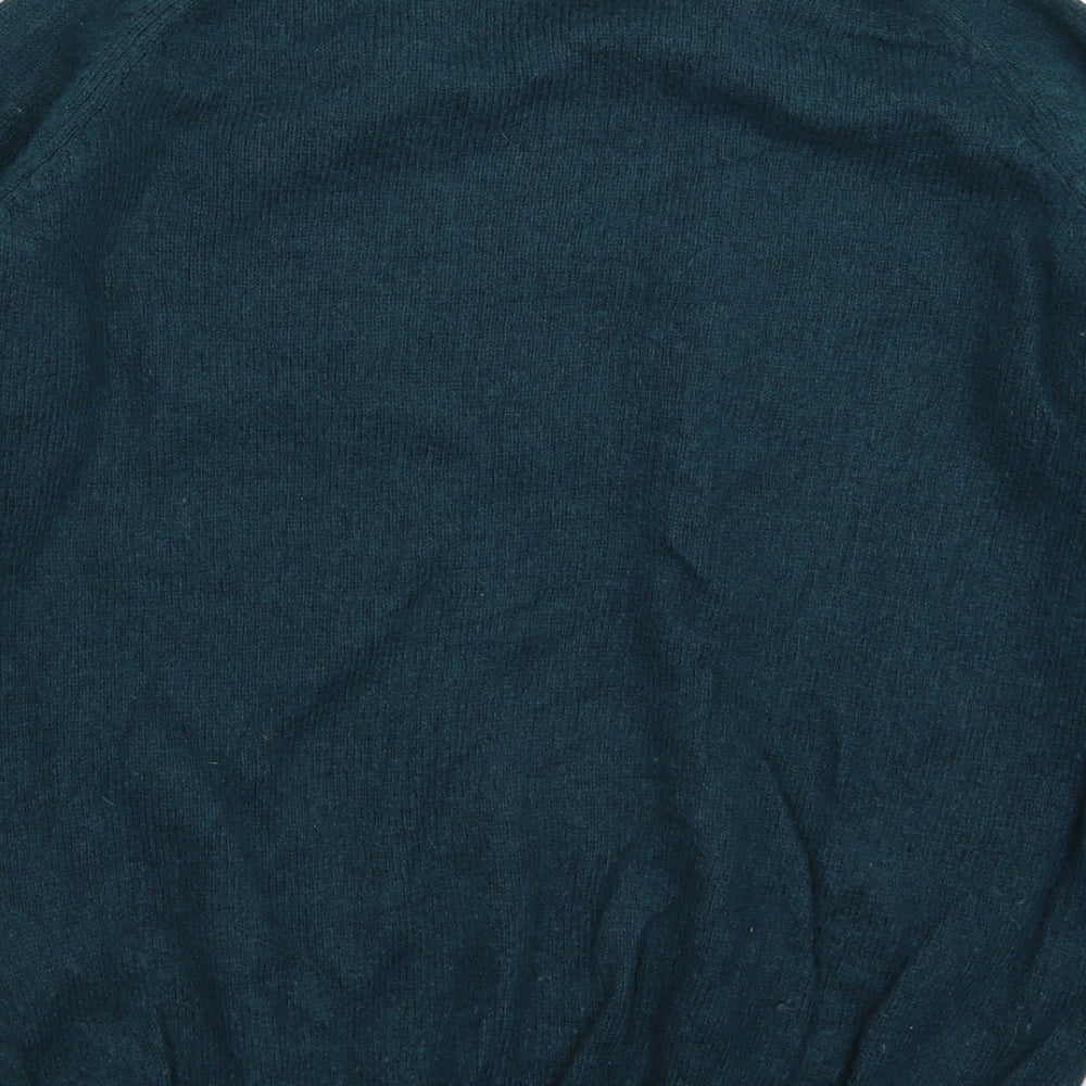 H&M Womens Green  Knit Pullover Jumper Size M