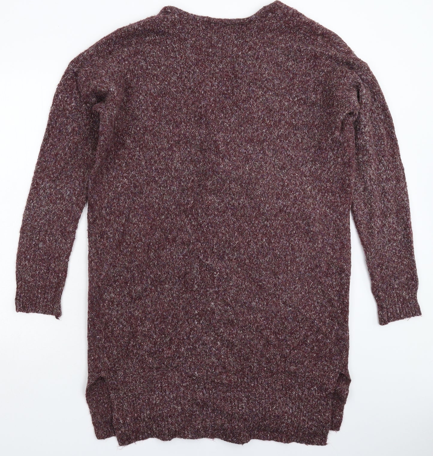 MultiBlu Womens Brown  Knit Cardigan Jumper Size L