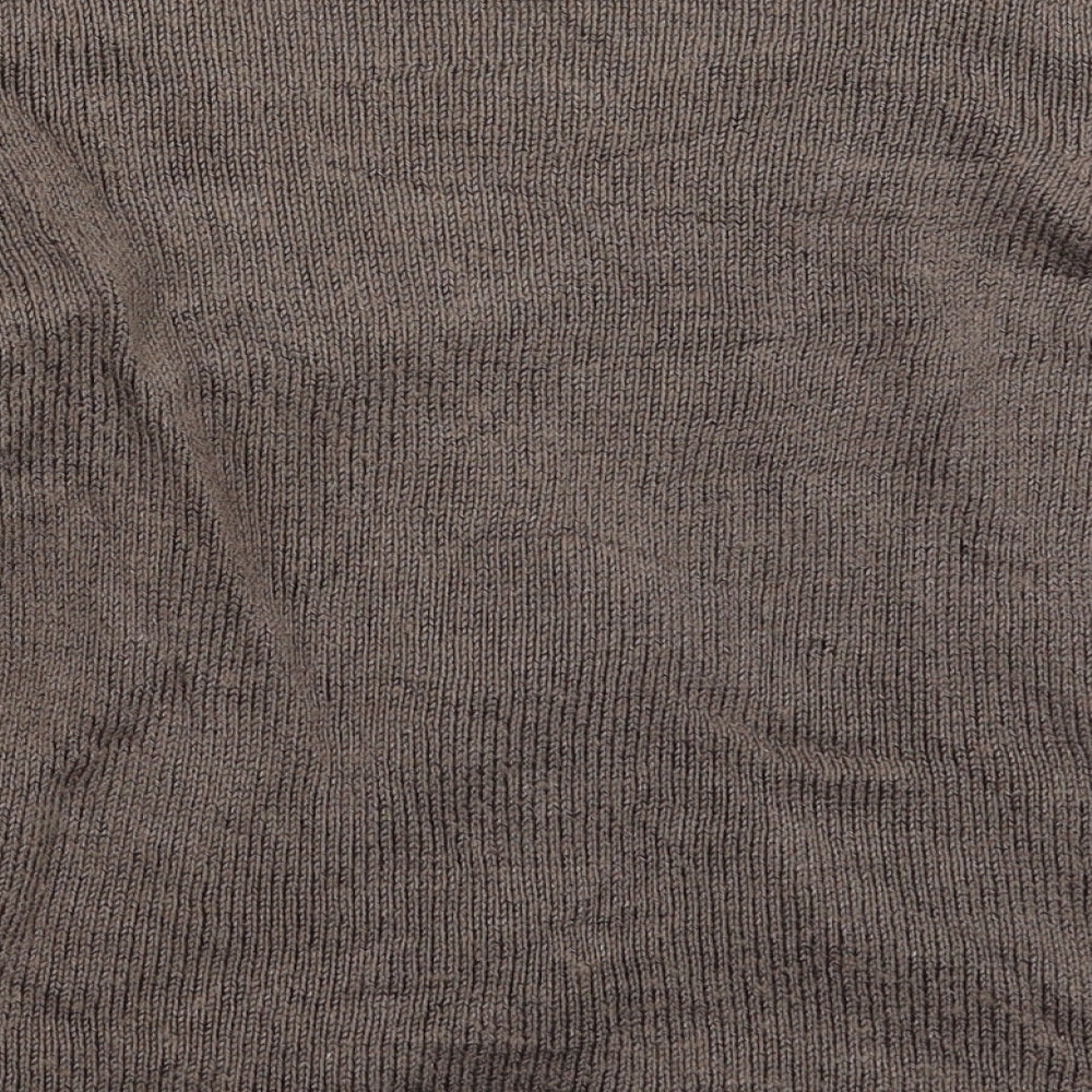 Marks and Spencer Womens Grey  Knit Pullover Jumper Size 14