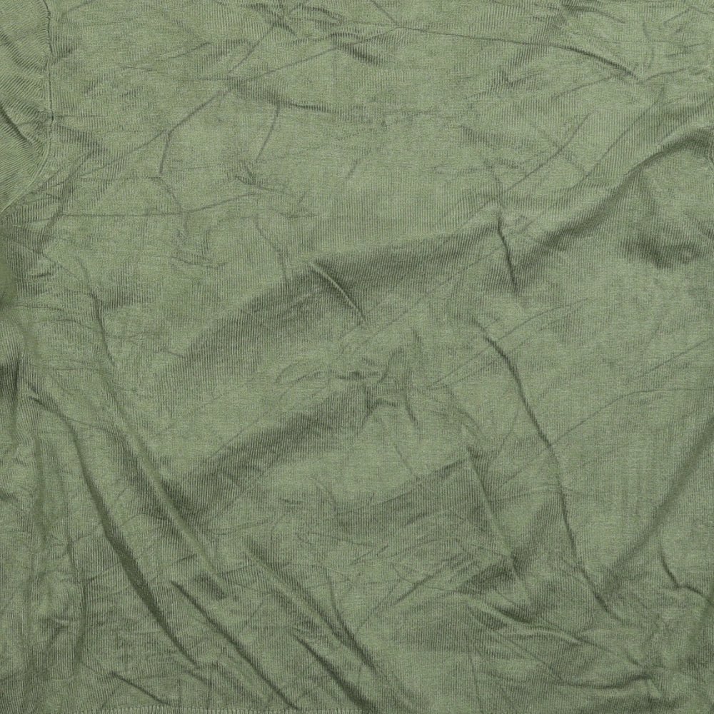 Peacocks Womens Green  Knit Pullover Jumper Size 12